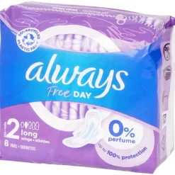 Always Lichaamsverzorging^Free Day Maandverband Lang