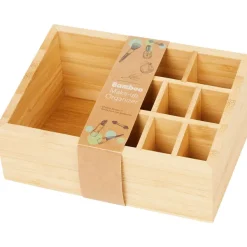 Merk Woonaccessoires^Bamboe Make-Up Organizer