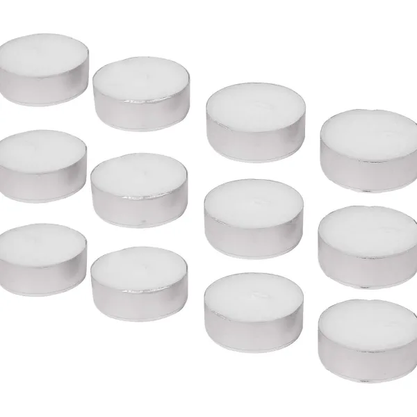 Candra Kaarsen^Maxi-Theelichten Wit