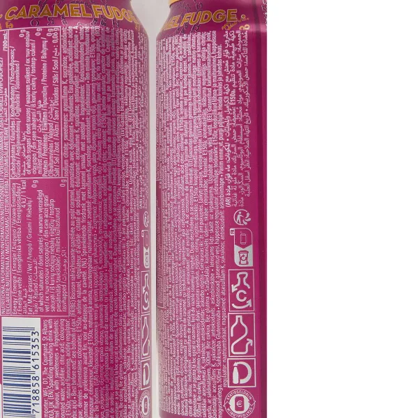 Candy Can Drinken^Wonka Sparkling Drink Caramel Fudge