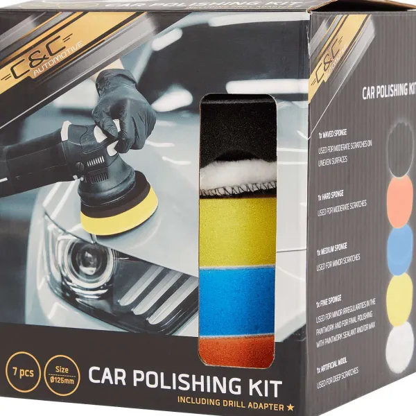 C&C Gereedschap^Auto-Polijstset