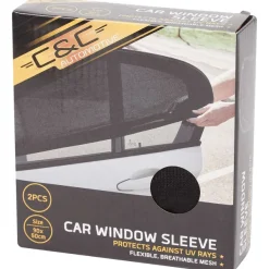 C&C Auto Accessoires^Autoraam-Sokken Zonbescherming