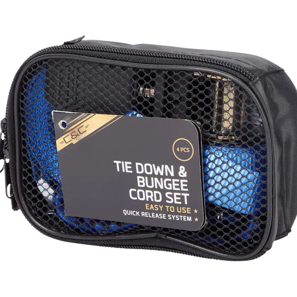 C&C Auto Accessoires^Spanband + Snelbinder Set