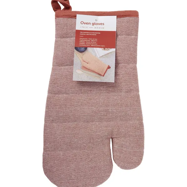 Merk Keukentextiel^Chambray Ovenwanten