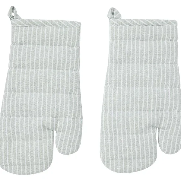 Merk Keukentextiel^Chambray Ovenwanten