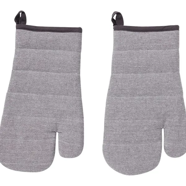 Merk Keukentextiel^Chambray Ovenwanten