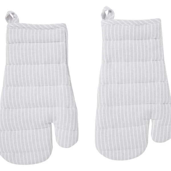 Merk Keukentextiel^Chambray Ovenwanten