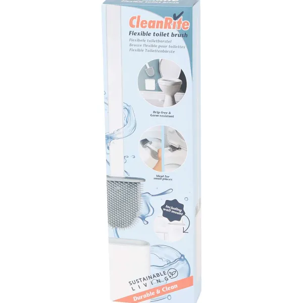 Edet Toilet- & Keukenpapier^Cleanrite Flexibele Toiletborstel