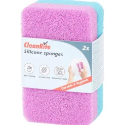 Fabulosa Schoonmaakmiddelen^Cleanrite Siliconen Sponzen