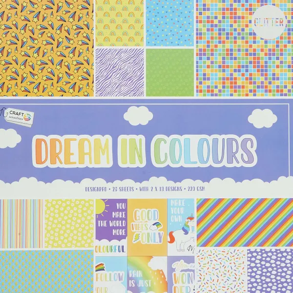 Kids Creative Papier & Schriften^Craft Sensations Design-Blok