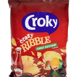 Croky Chips^Crazy Ribble Chips Sweet Ketchup