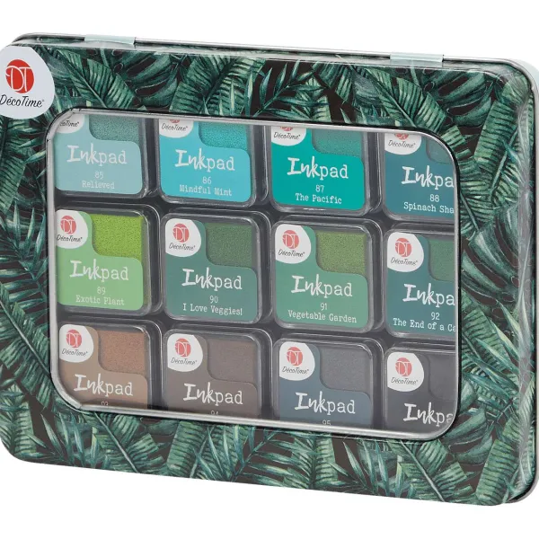 Office Essentials Kaarten^D Cotime Stempelkussens In Blik