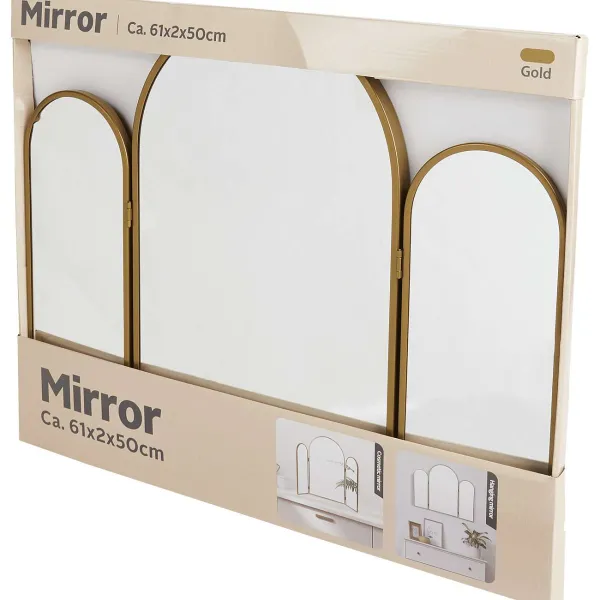 Merk Wanddecoratie^Drieluik Spiegel