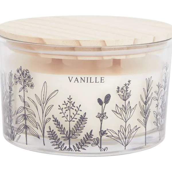 Candra Kaarsen^Geurkaars Met Houten Lont