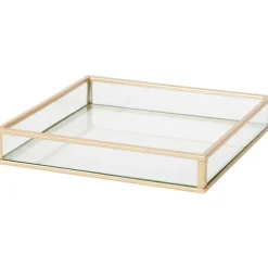 Merk Woonaccessoires^Glazen Tray