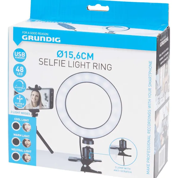 Grundig Verlichting^Selfie Ringlamp