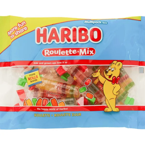 Haribo Drop & Snoep^Uitdeelzak Roulette-Mix