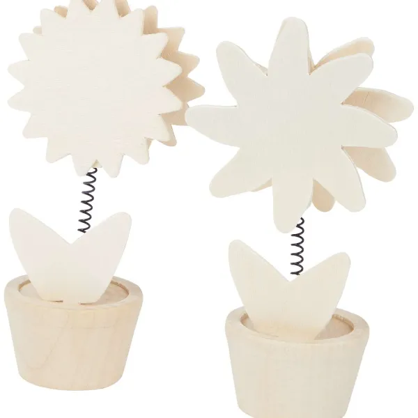 Disney Knutselen^Hobby Flora Houten Bloemenknijpers