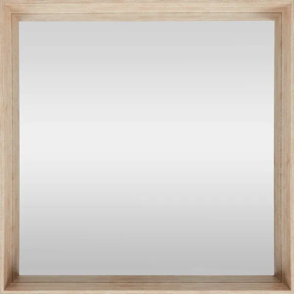 Merk Wanddecoratie^Houten Spiegel