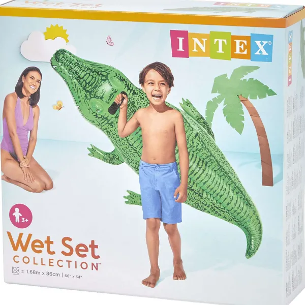 Intex Buitenspeelgoed^Opblaaskrokodil