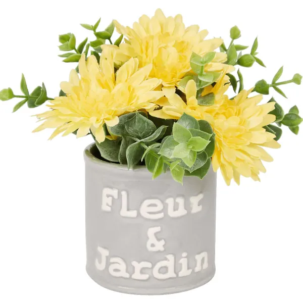 Merk Kunstplanten & -Bloemen^Kunstbloem In Pot Met Tekst