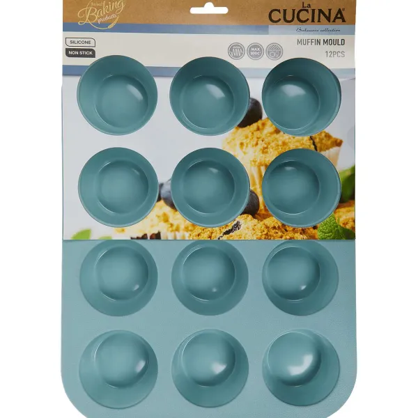 Big Jeff Ovenschalen & Bakvormen^La Cucina Siliconen Muffinvorm