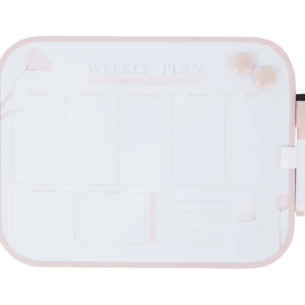 Merk Agenda & Kalenders^Magnetisch Weekplanner-Whiteboard