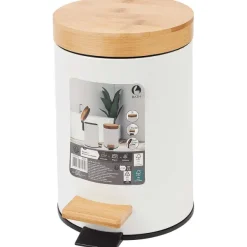 Froyak Prullenbakken^Pedaalemmer Met Bamboe