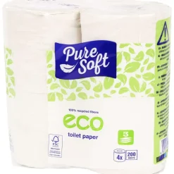 Pure Soft Toilet- & Keukenpapier^Eco Toiletpapier