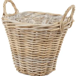 Merk Bloempotten^Rattan Mand