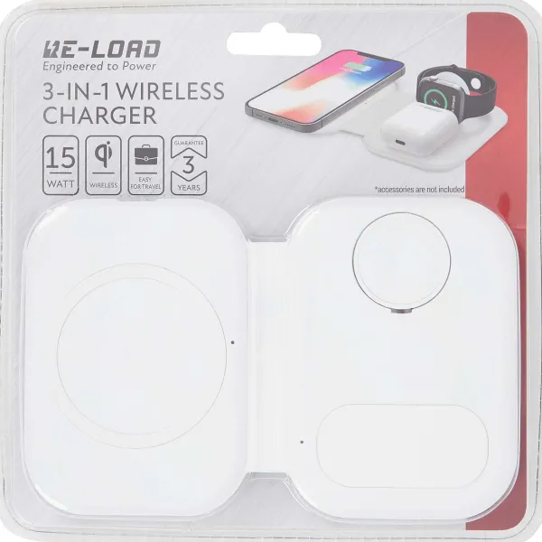 Re-load Powerbanks & Opladers^Draadloze Oplader 3-In-1