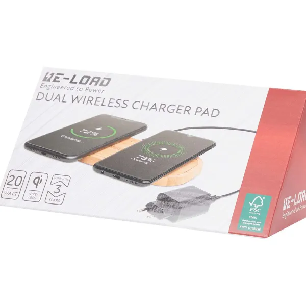 Re-load Powerbanks & Opladers^Dubbele Draadloze Oplader