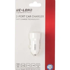 Re-load Powerbanks & Opladers^Usb Dual Auto-Snellader