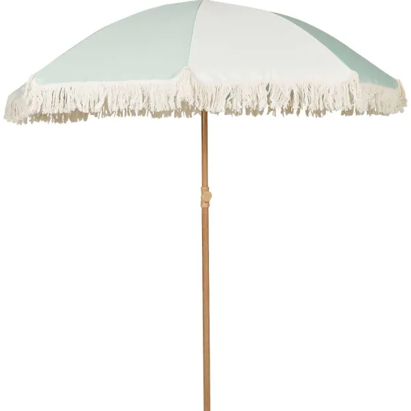 Merk Zonwering^Retro Strandparasol Met Franjes