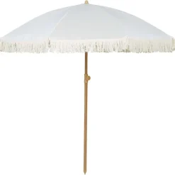 Merk Zonwering^Retro Strandparasol Met Franjes