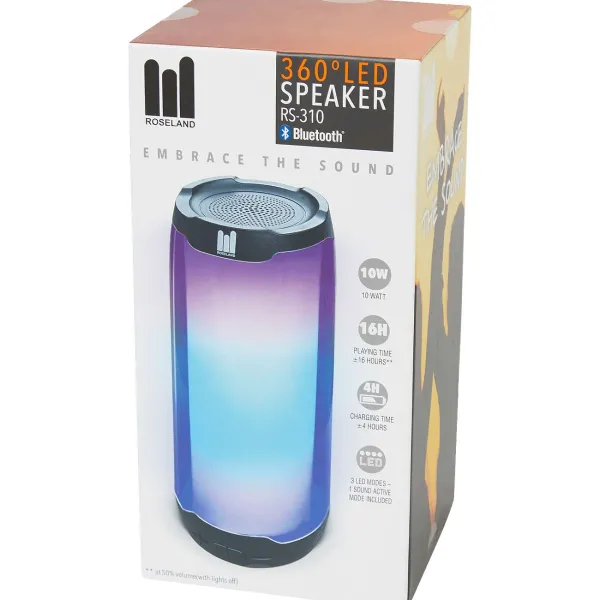 Roseland Multimedia Accessoires^Draadloze Ledspeaker Rs-310