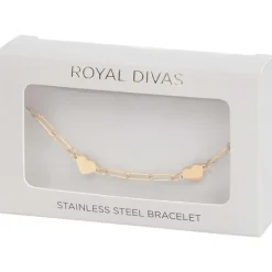 Merk Horloges & Sieraden^Royal Divas Roestvrijstalen Armband