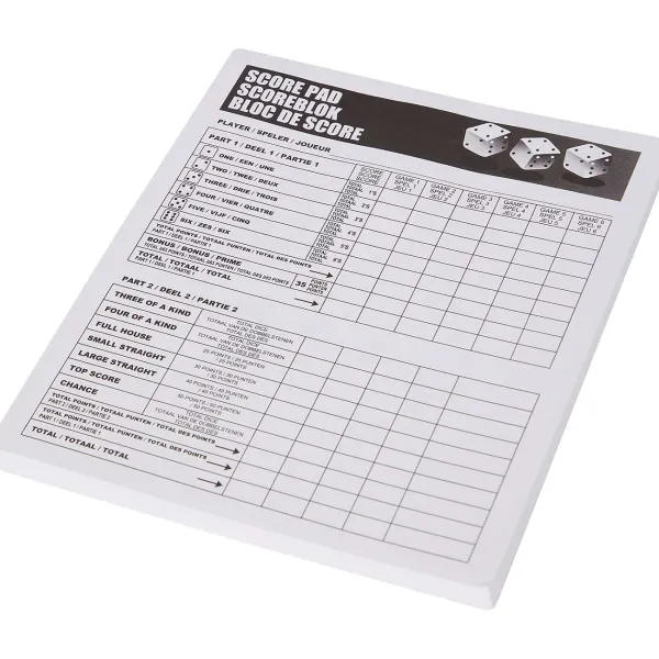 Mini Matters Spellen^Scoreblok