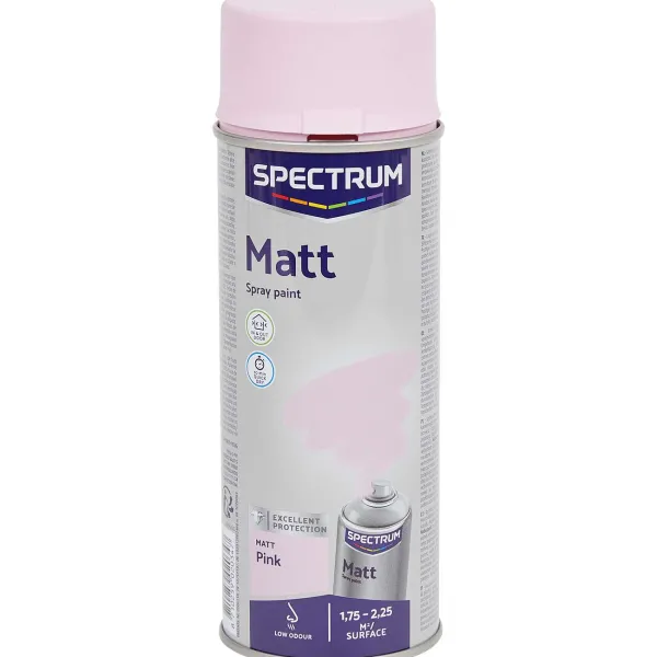 Spectrum Verf^Spuitverf Mat Roze