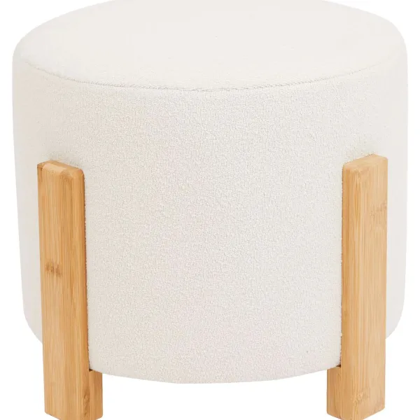 Studio Home Woonaccessoires^Poef Met Bamboe Poten