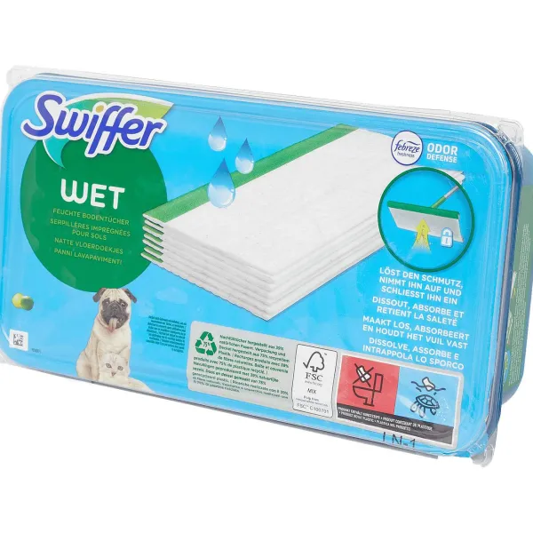 Swiffer Schoonmaakartikelen^Wet Vochtige Vloerdoekjes