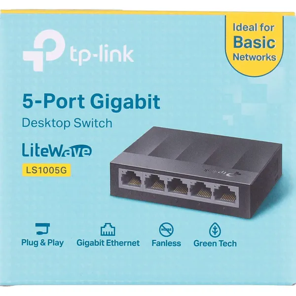 TP-link Multimedia Accessoires^Desktop-Switch Ls1005G