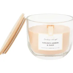 Candra Kaarsen^Treewick Geurkaars Met Houtlont