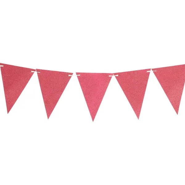 Merk Wanddecoratie^Vlaggenlijn Glitter