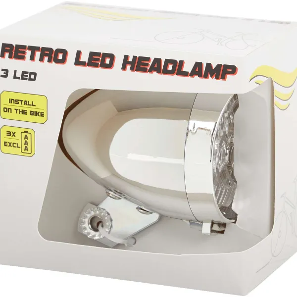 Walfort Fietsaccessoires^Retro Led-Fietskoplamp