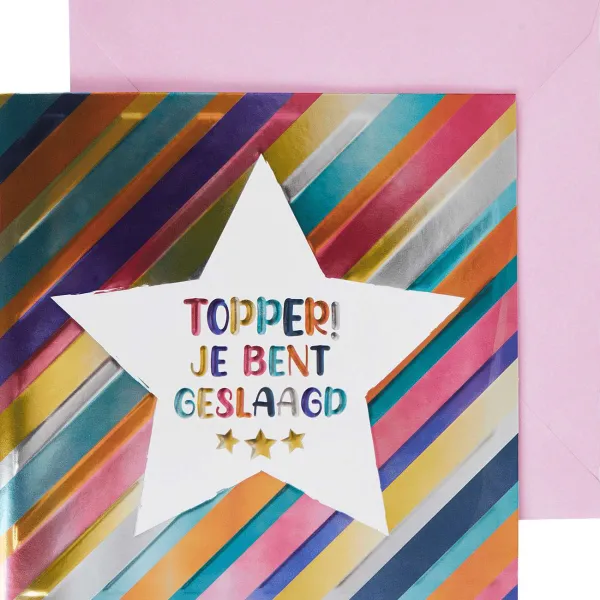 Office Essentials Kaarten^Wenskaart 'Geslaagd'