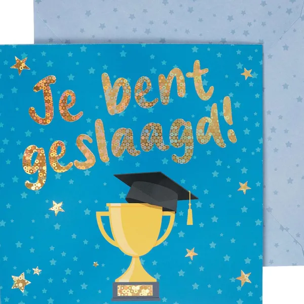 Office Essentials Kaarten^Wenskaart 'Geslaagd'