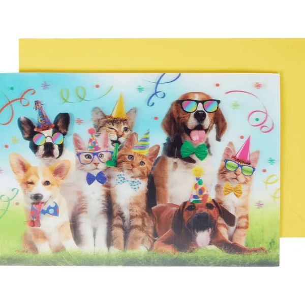 Office Essentials Kaarten^Wenskaart Lenticulair Met Dieren