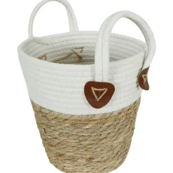 Merk Woonaccessoires^Zeegras Mand Met Hengsels