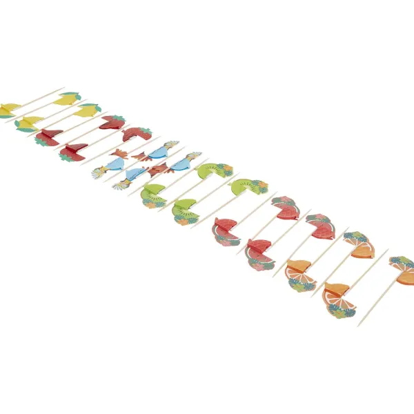 Merk Feestartikelen^Zomerse Cocktailprikkers
